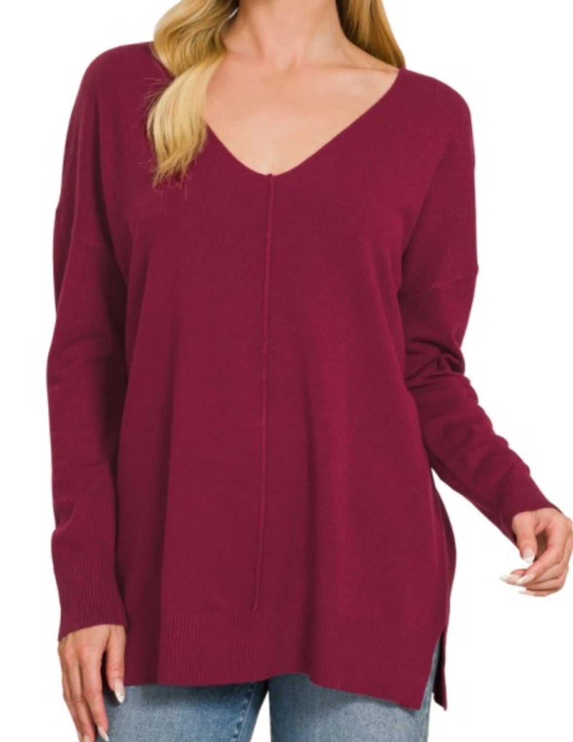Finley Front Seam Sweater