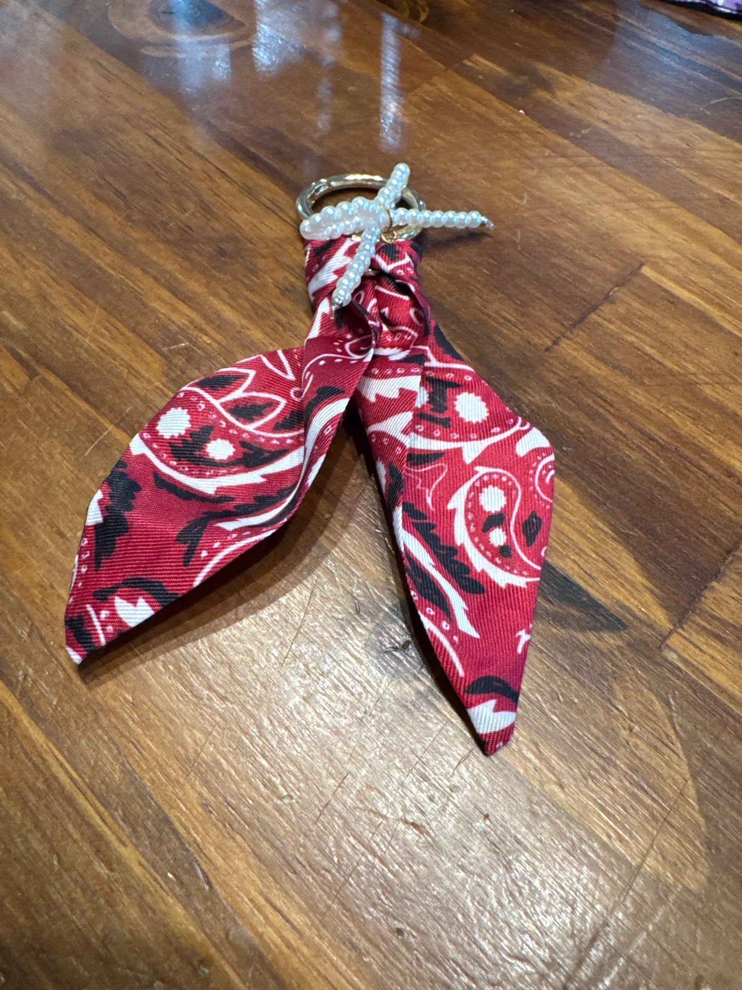 Purse Bow Charms Small Bandana Style