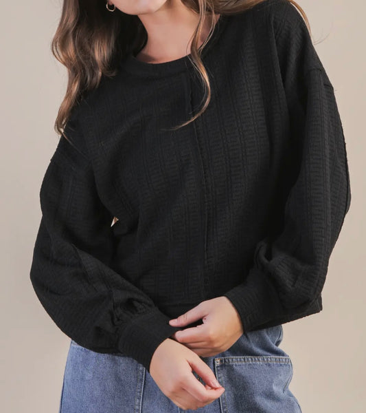 Tessa Textured Knit Top