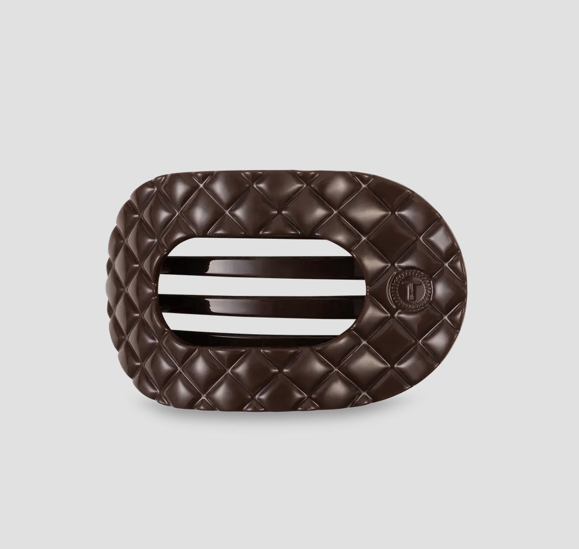Teleties Round Flat Hair Clip-Medium