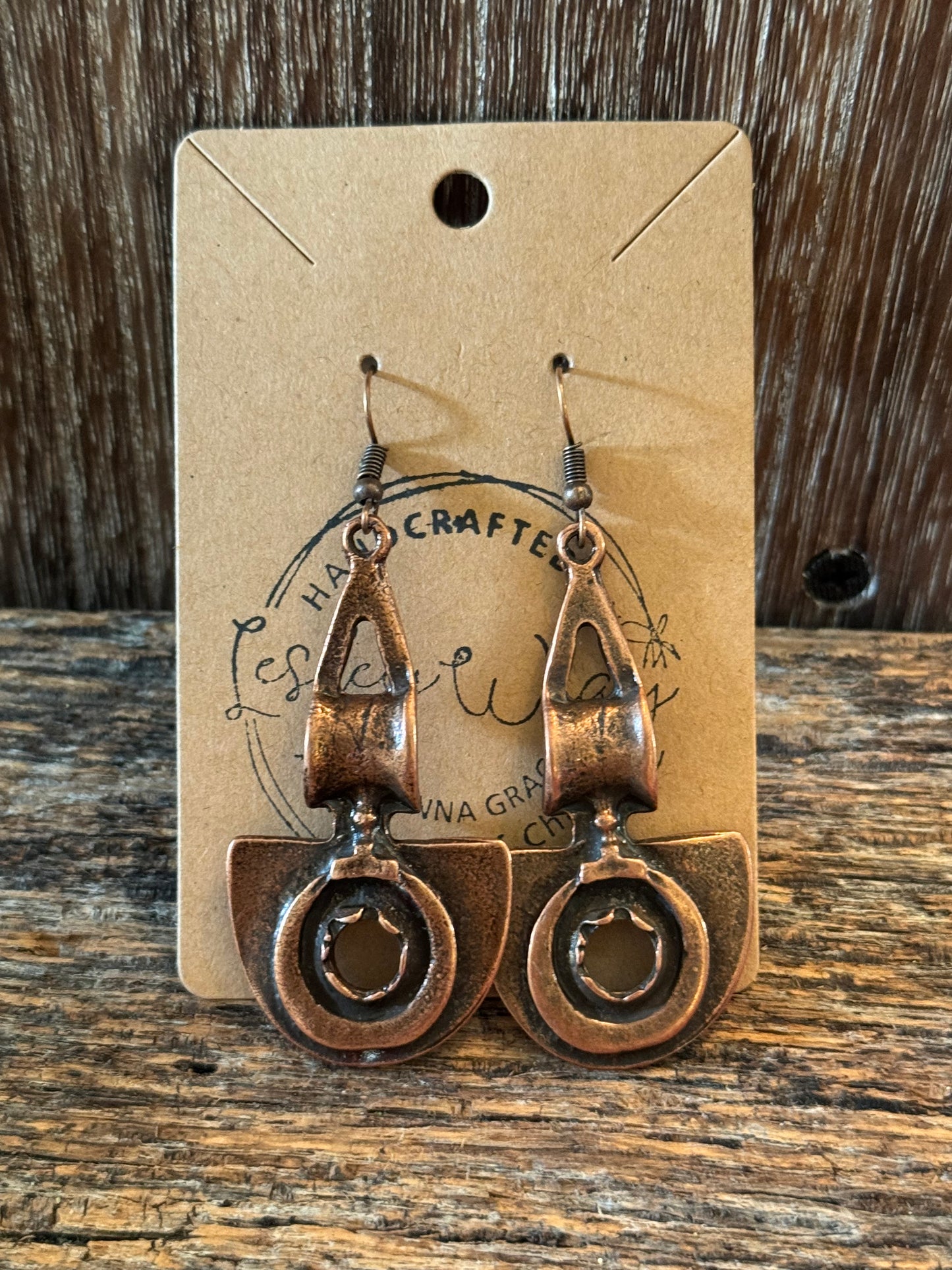 Antique Copper Earrings