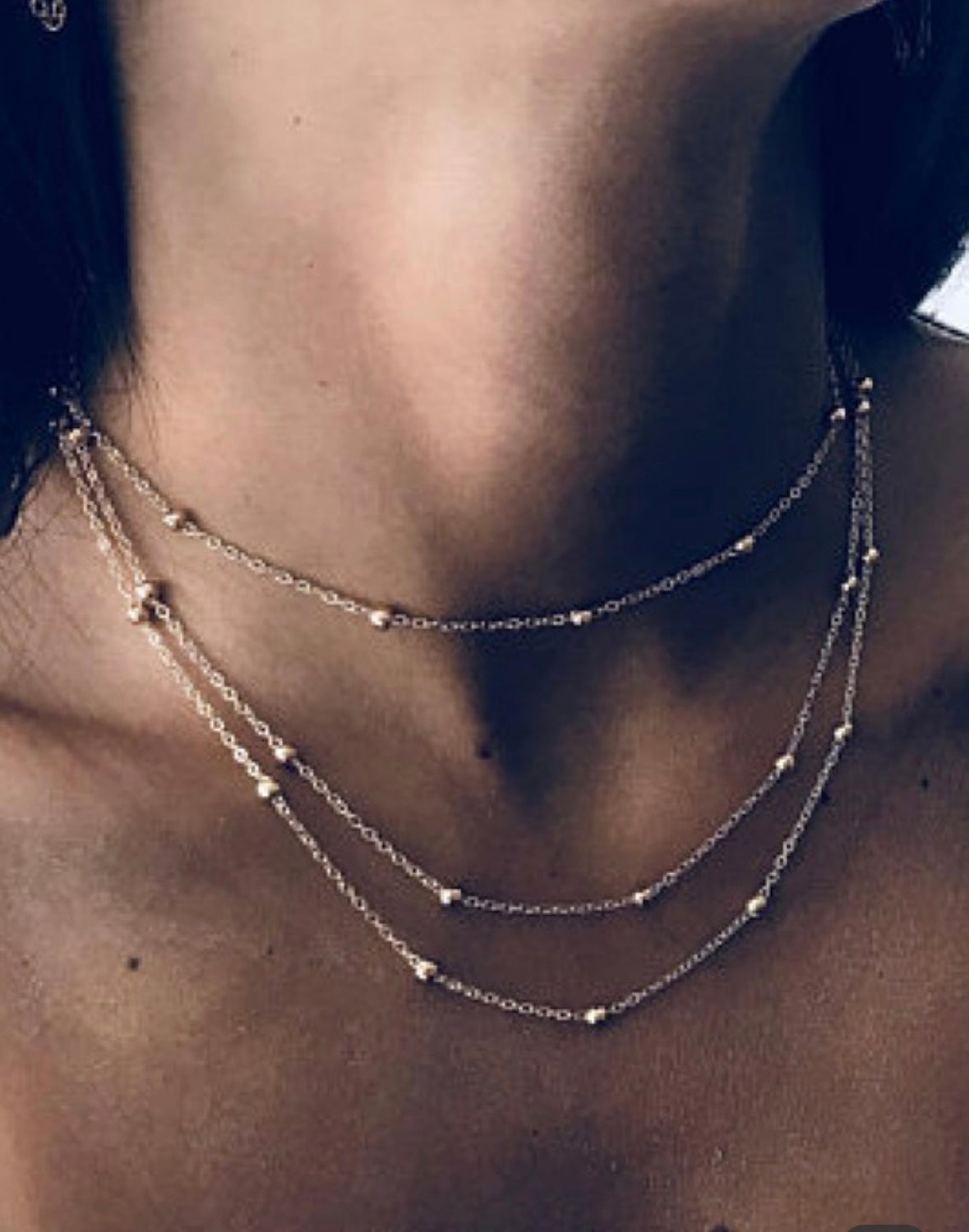 Triple Silver Chain