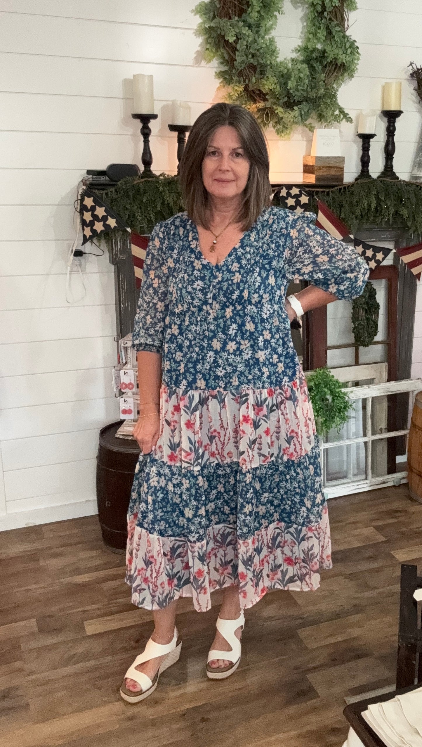 Cora Ann Drop Waist Dress