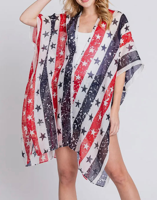 American Flag Kimono