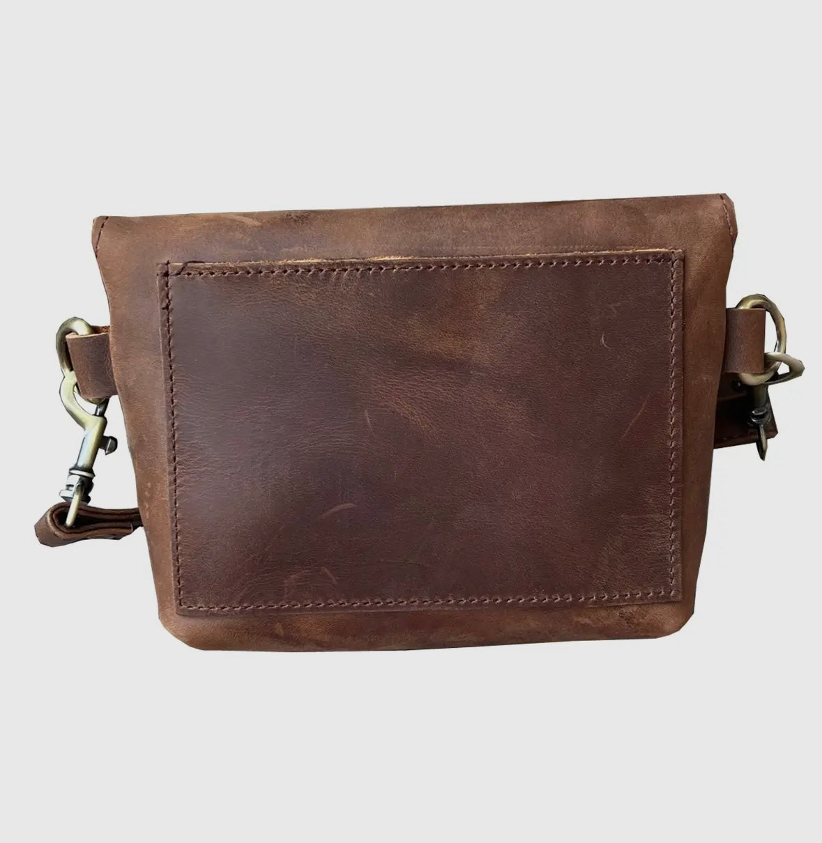Crazy Horse Leather Crossbody Bag