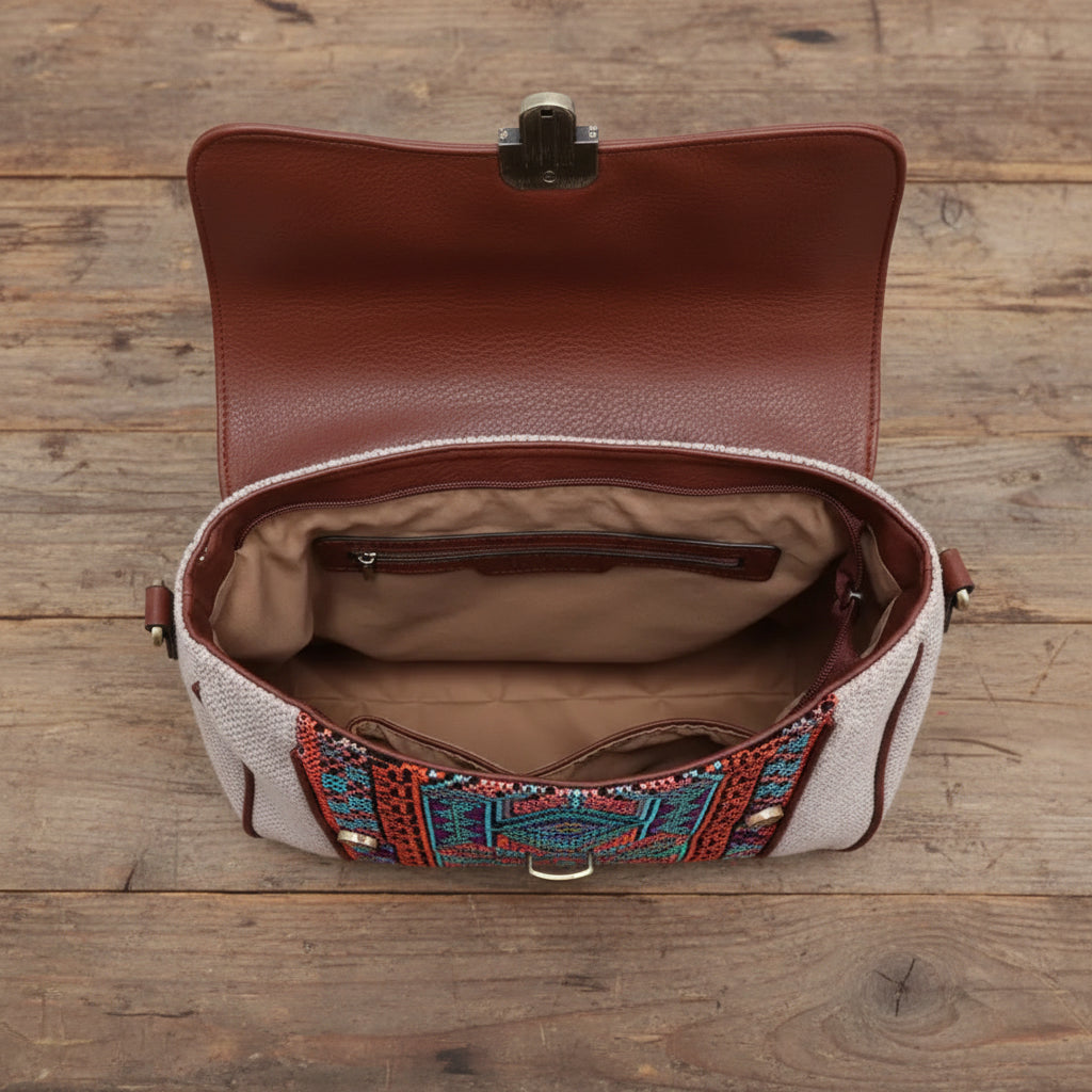 Arizona Aztec Embroidered Satchel