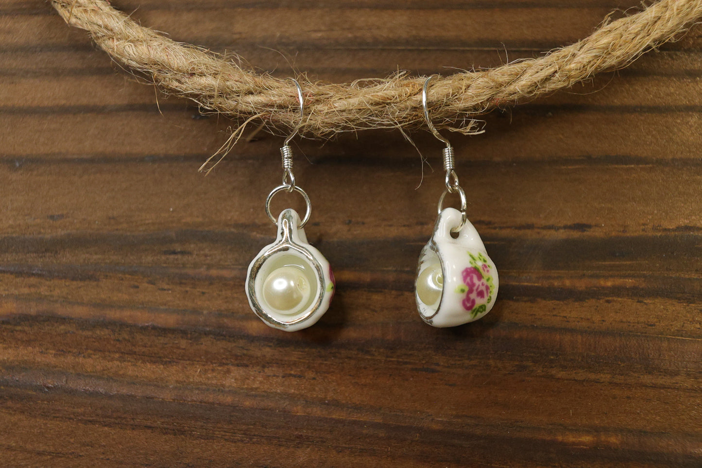 Teacup Earrings