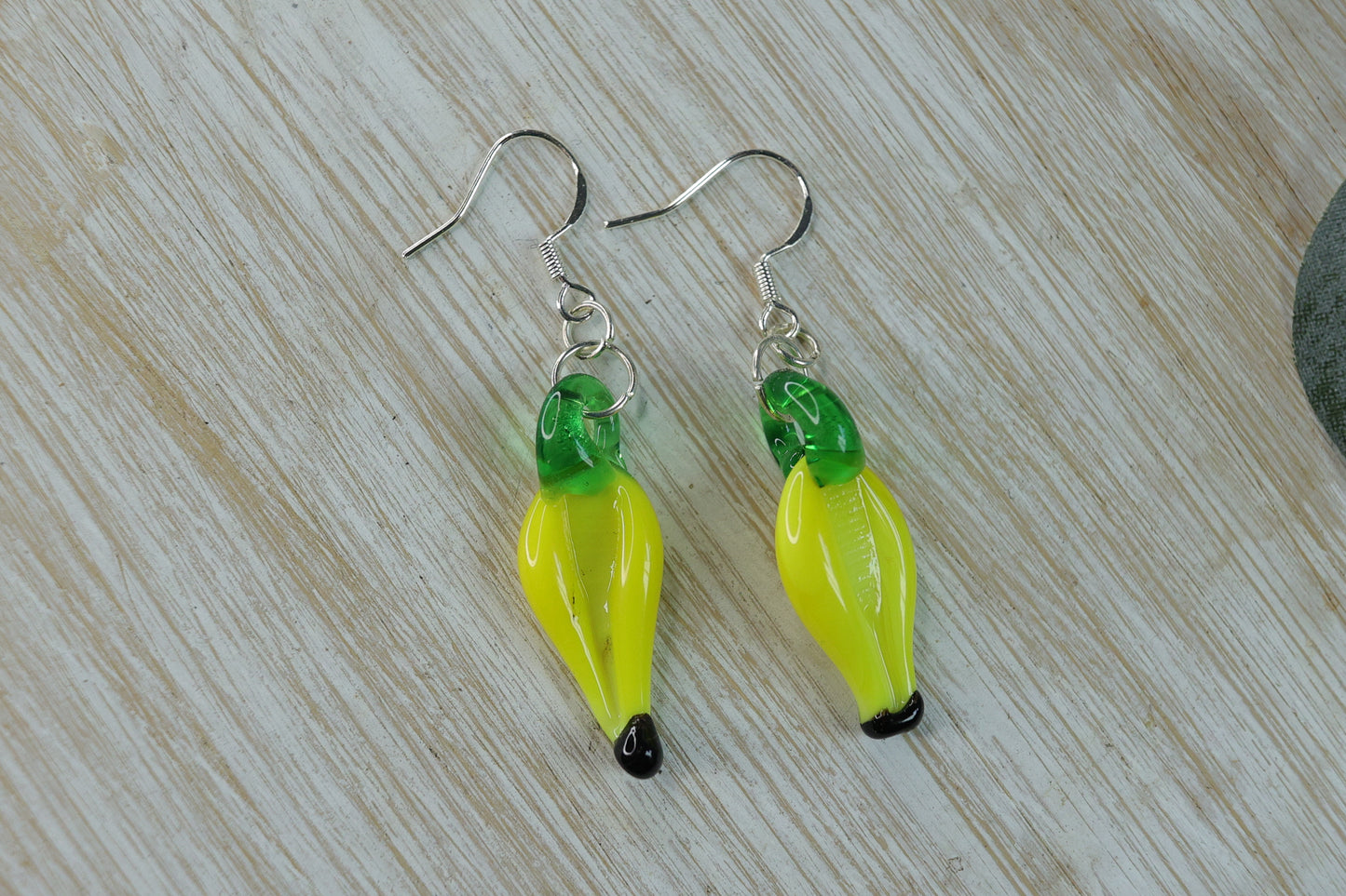 Glass Veggie Earrings