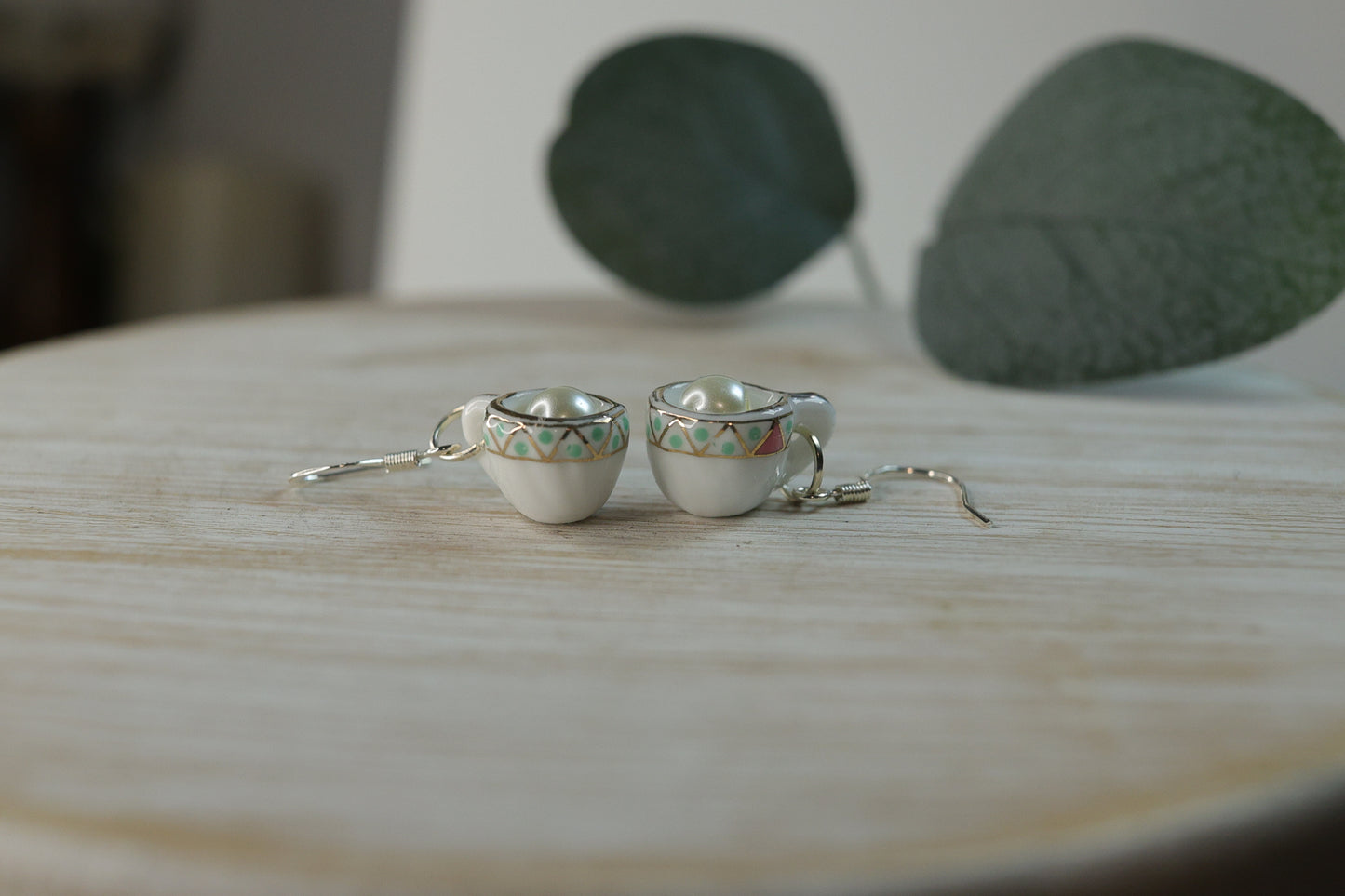 Teacup Earrings