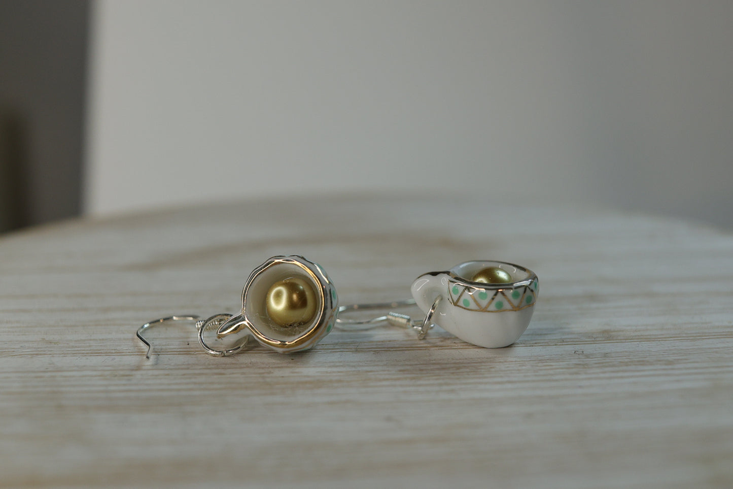 Teacup Earrings