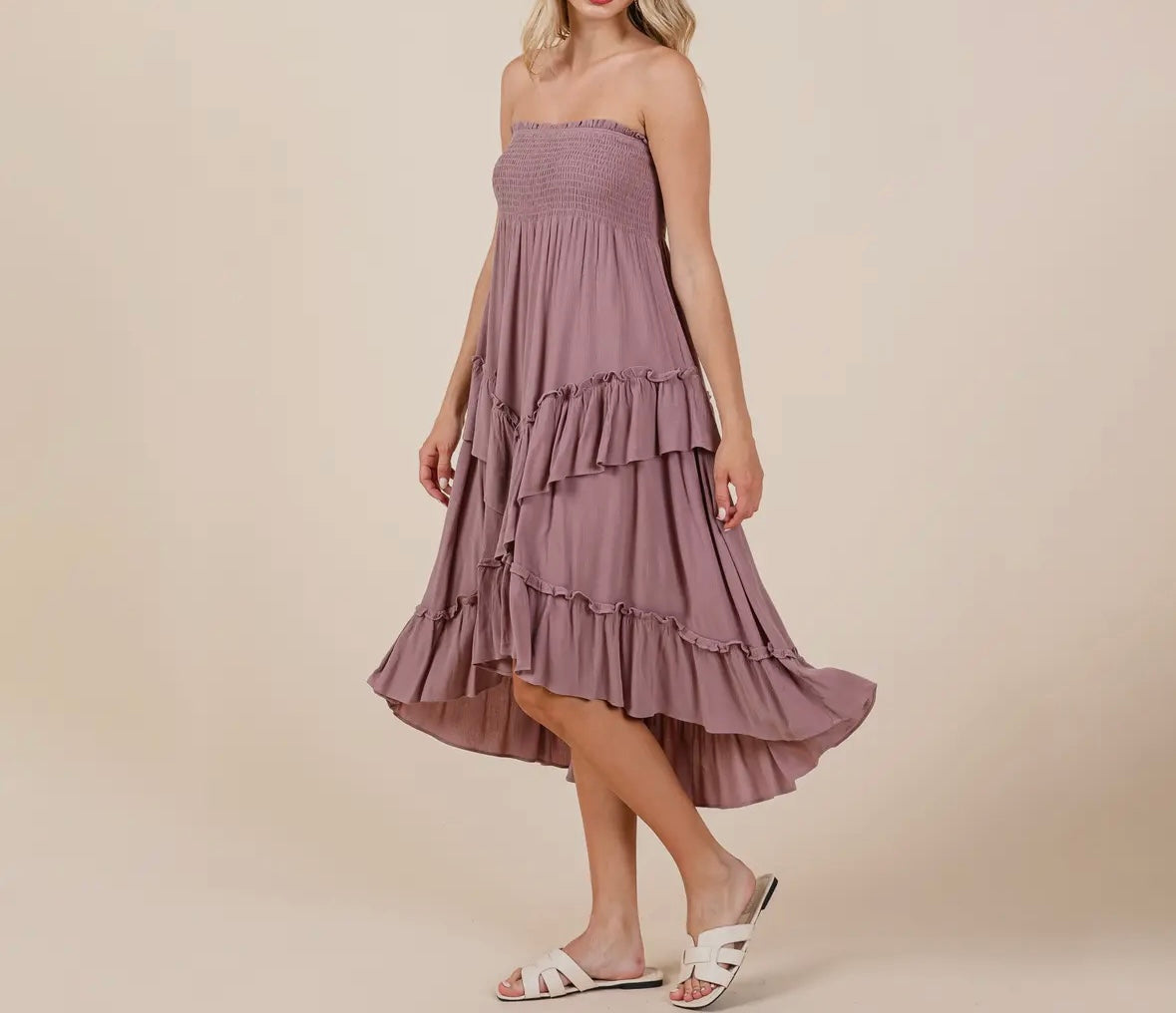 Ruffle Hem Convertible Skirt/Dress