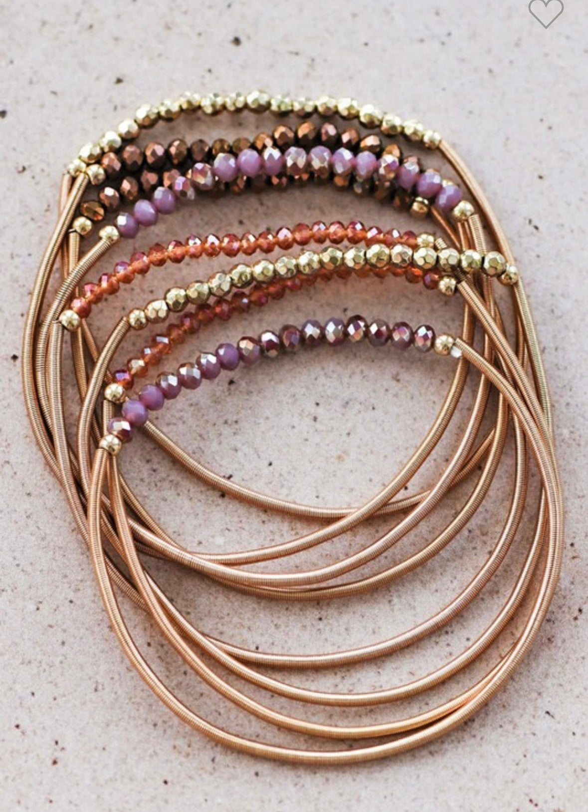 Layered Beaded Bracelet Set