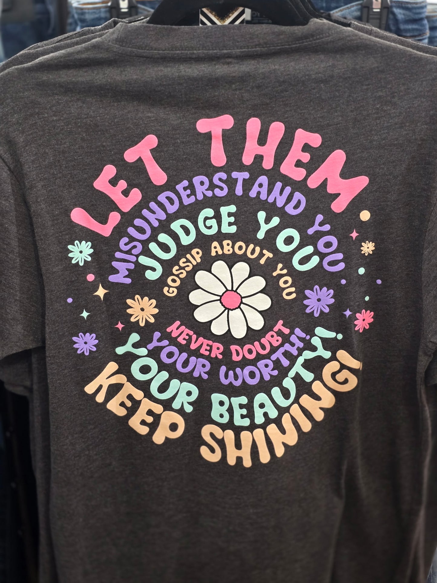 Let Them SS Tee