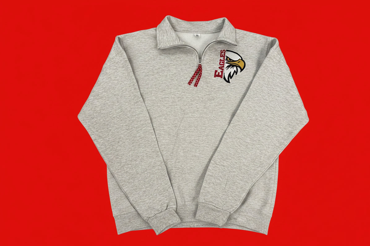 Sewing Memories Quarter Zip Crewneck