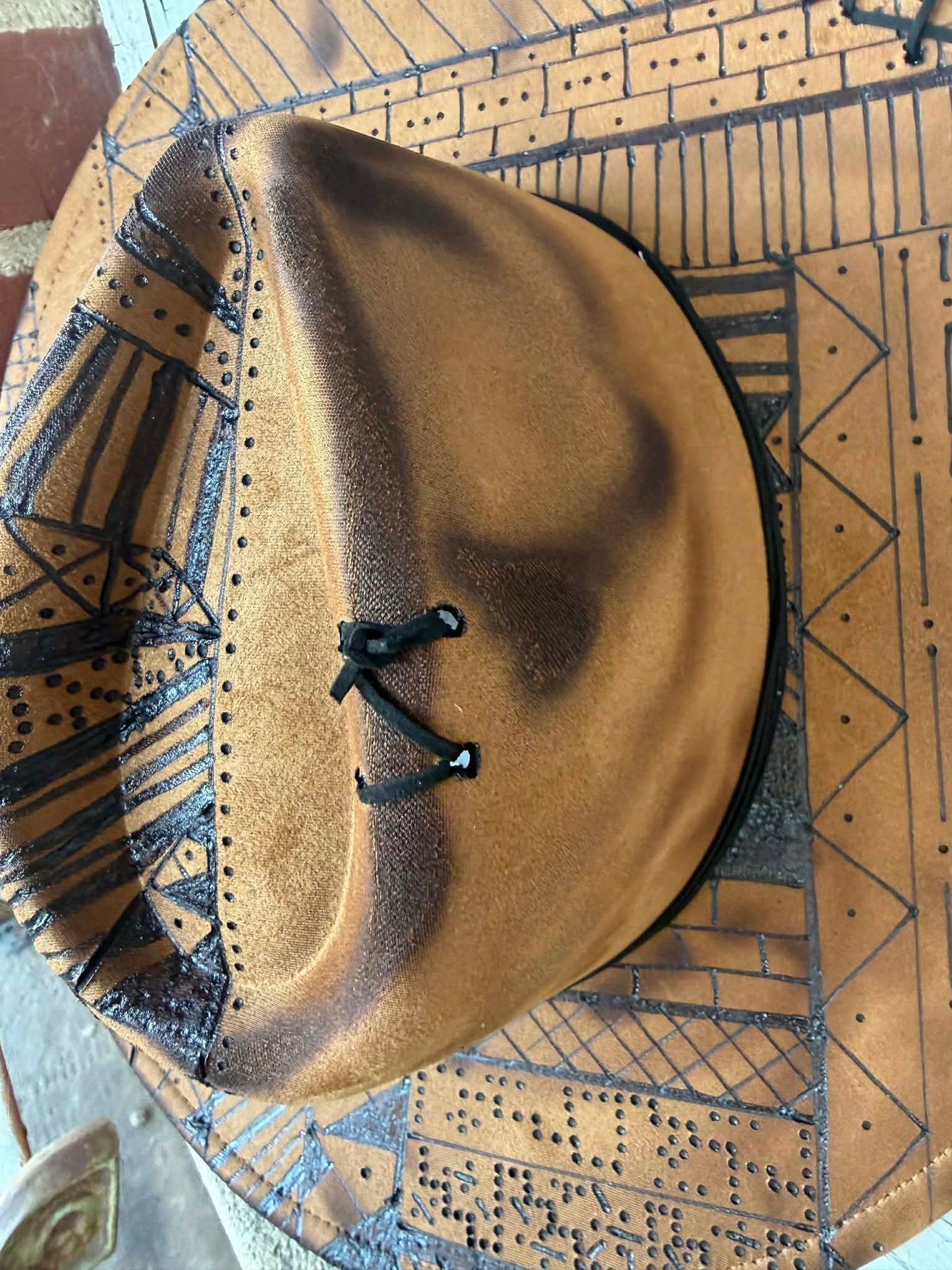 Branding The Brim - Rustic Geometric Hat