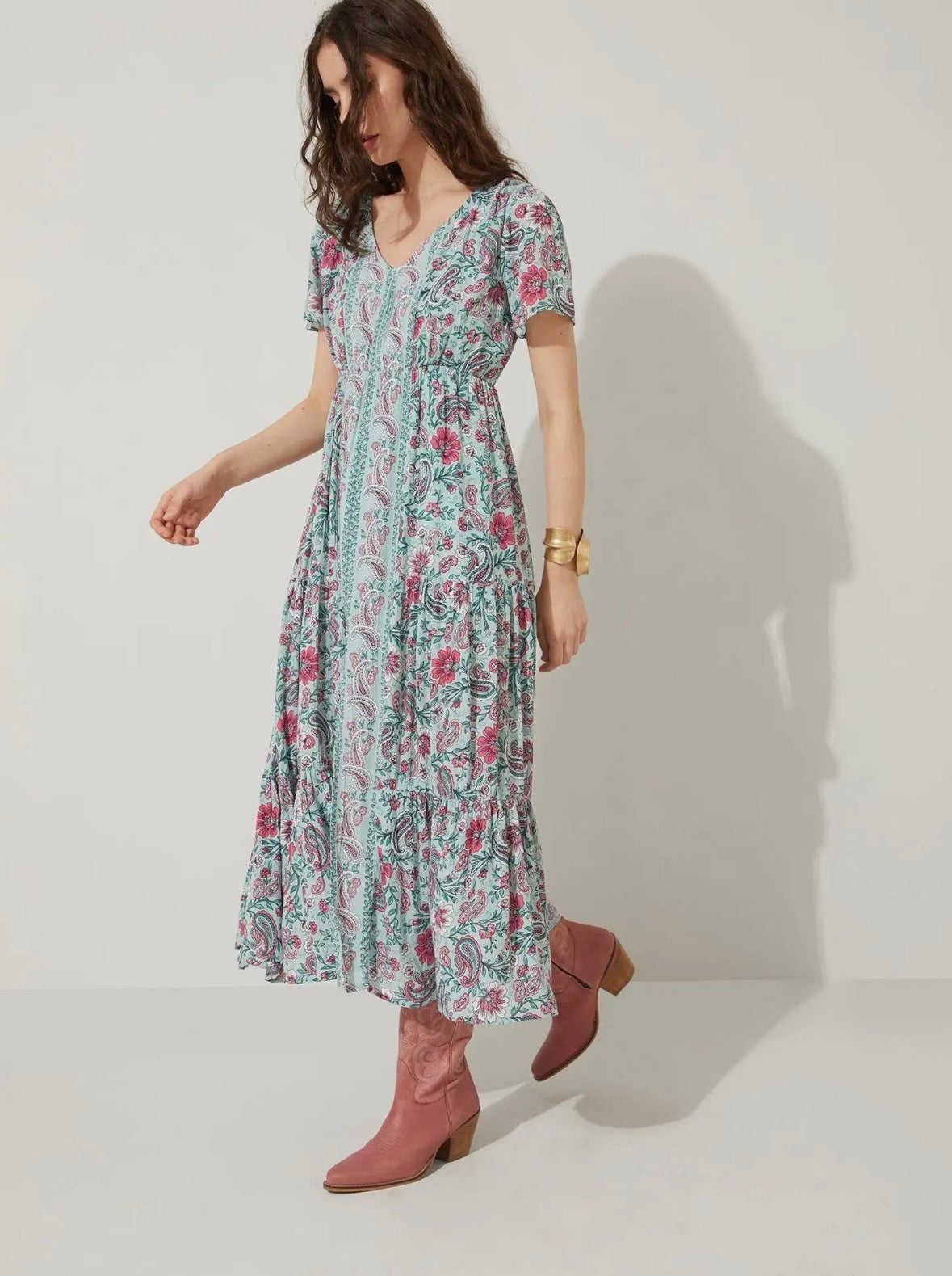 Mary Liz Pretty Paisley Dress
