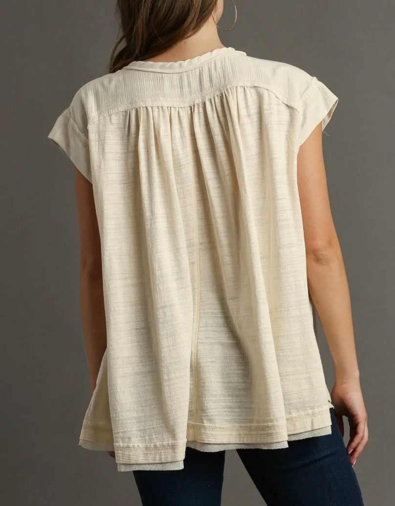 Opal Oversized Short Sleeve Top