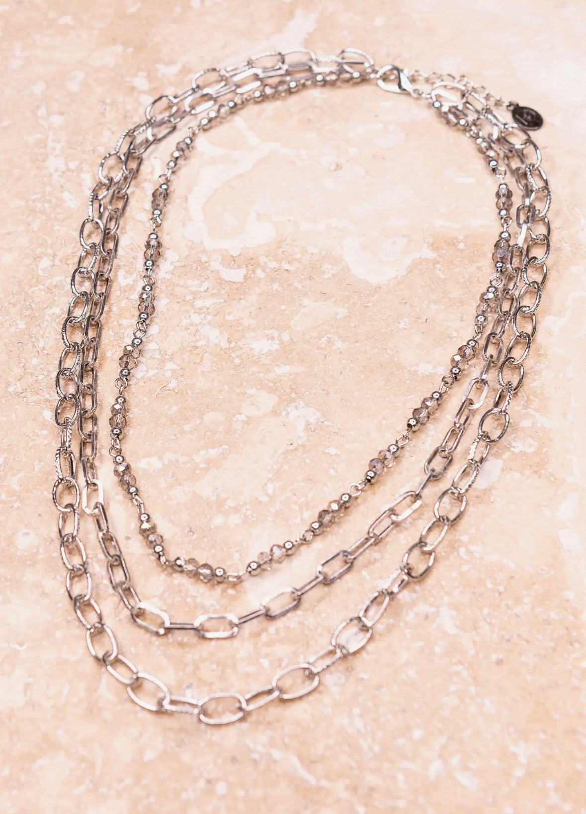 Sybil Silver Necklace