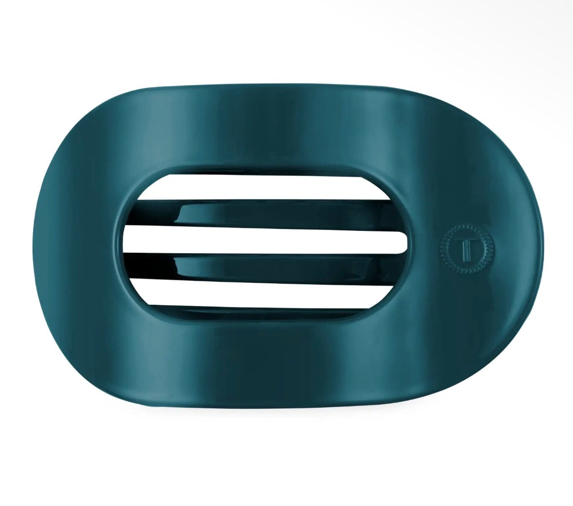 Teleties Round Flat Hair Clip-Medium