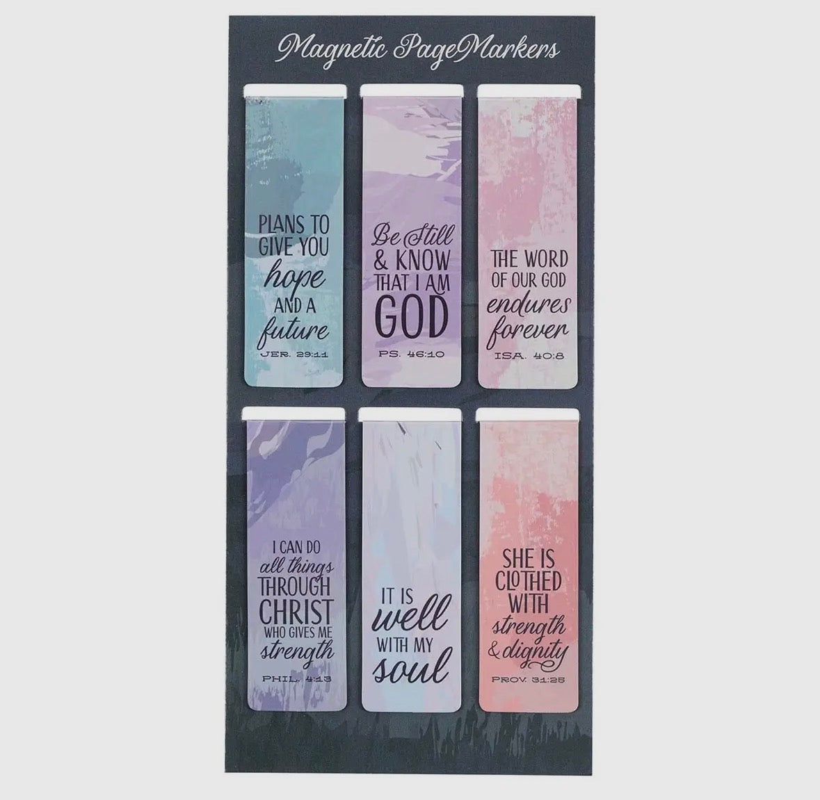 Christian Faith Magnetic Bookmarks