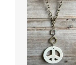 Groovy Peace Sign Necklace