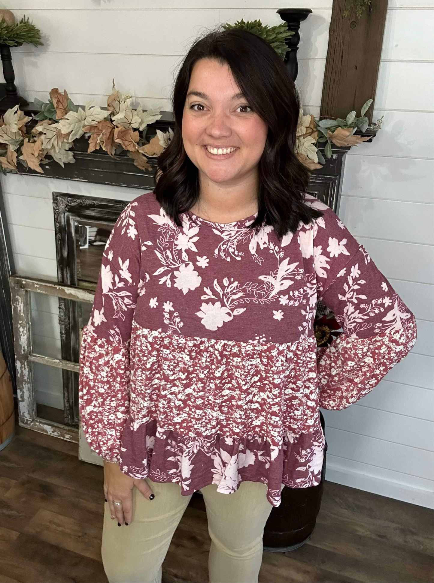 Floral Print Blouse