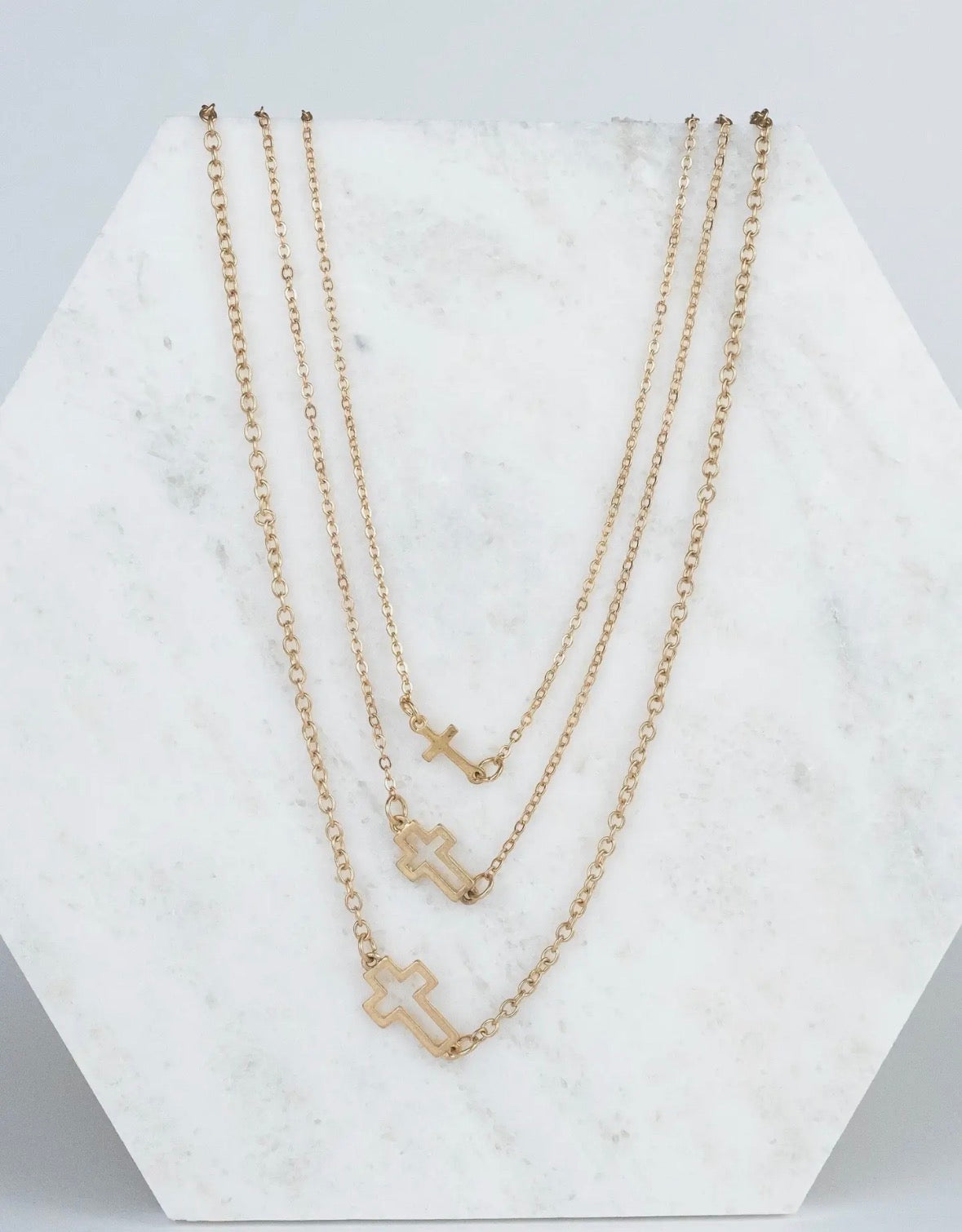 Fabria 3 Strand Necklace