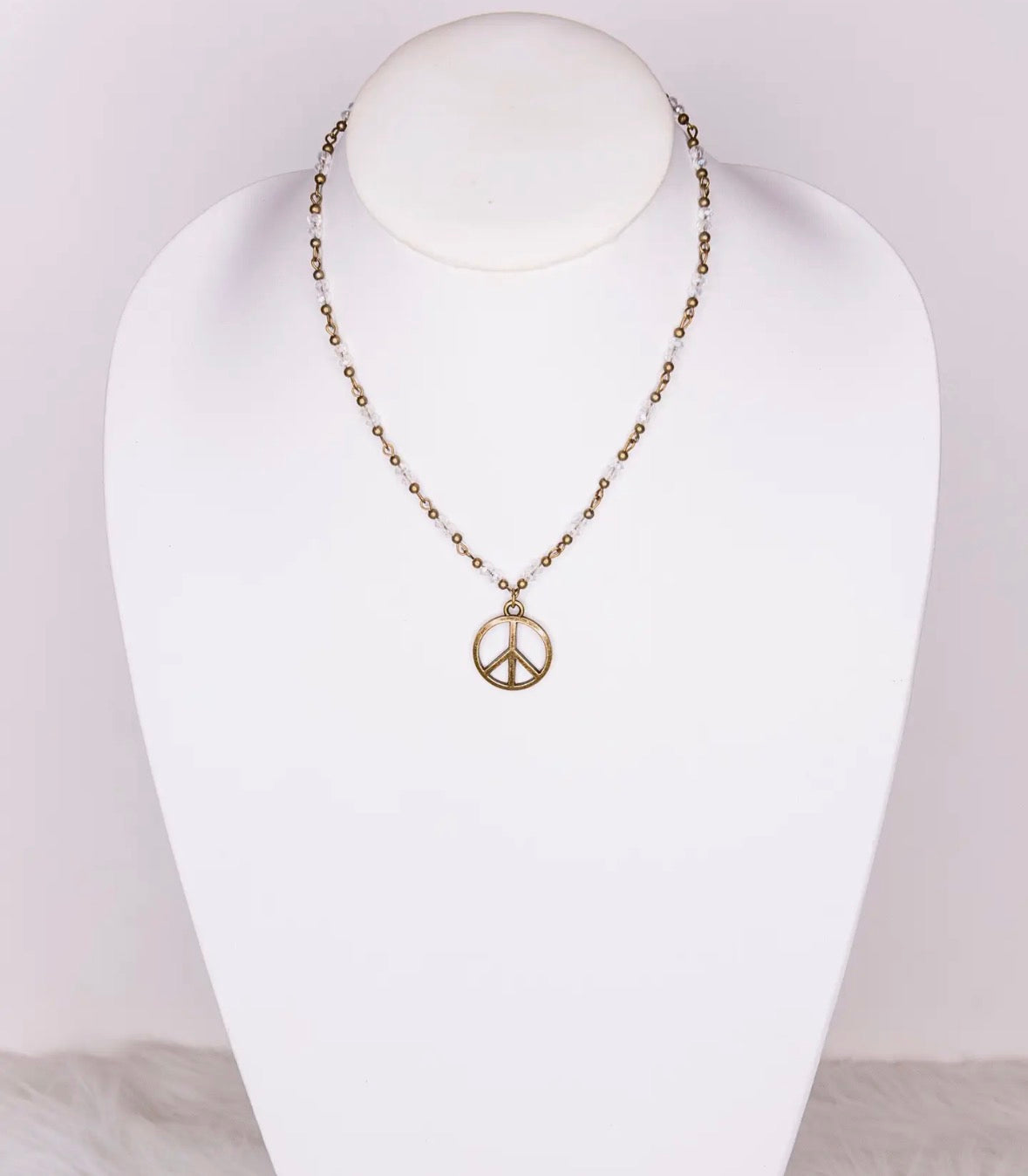 Joplin Peace Sign Necklace