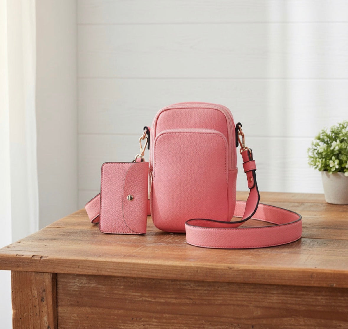 Paisley Three Compartment Crossbody with Pouch