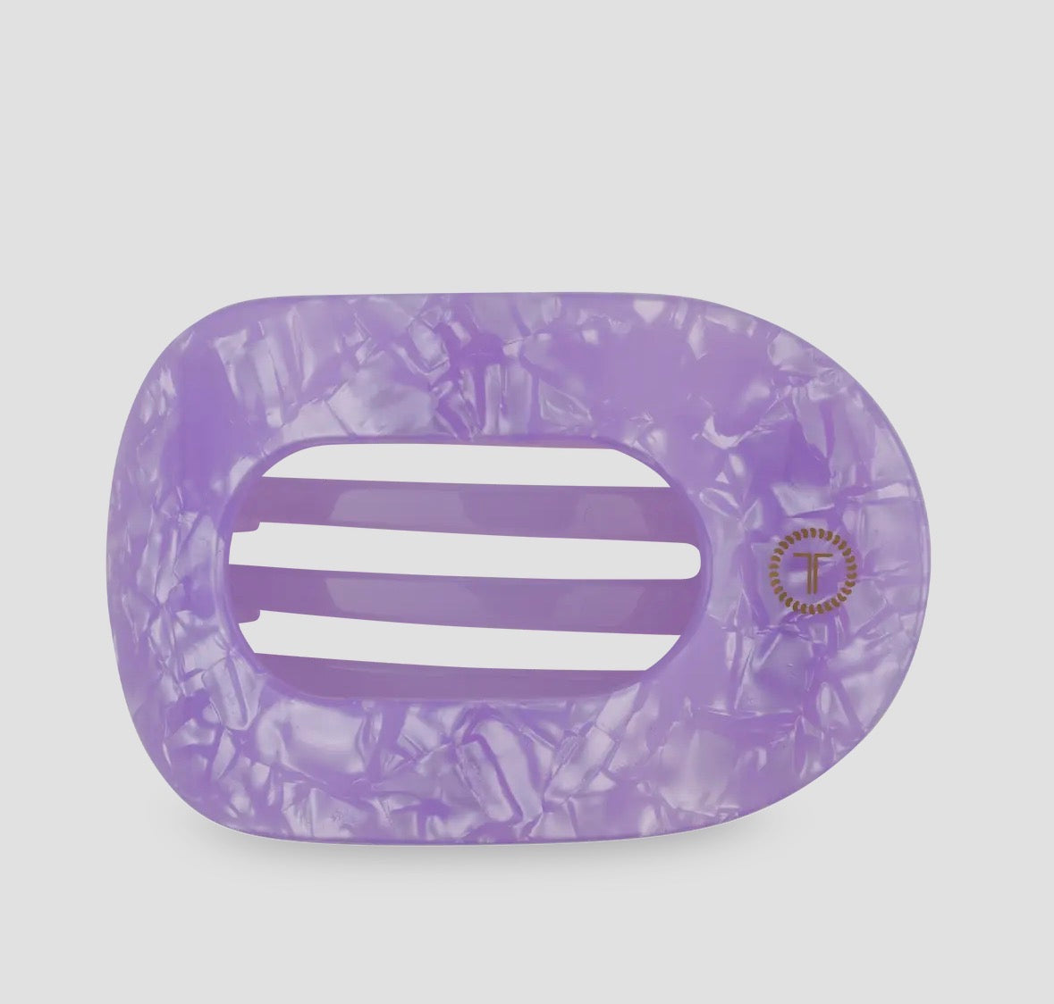 Teleties Round Flat Hair Clip-Large