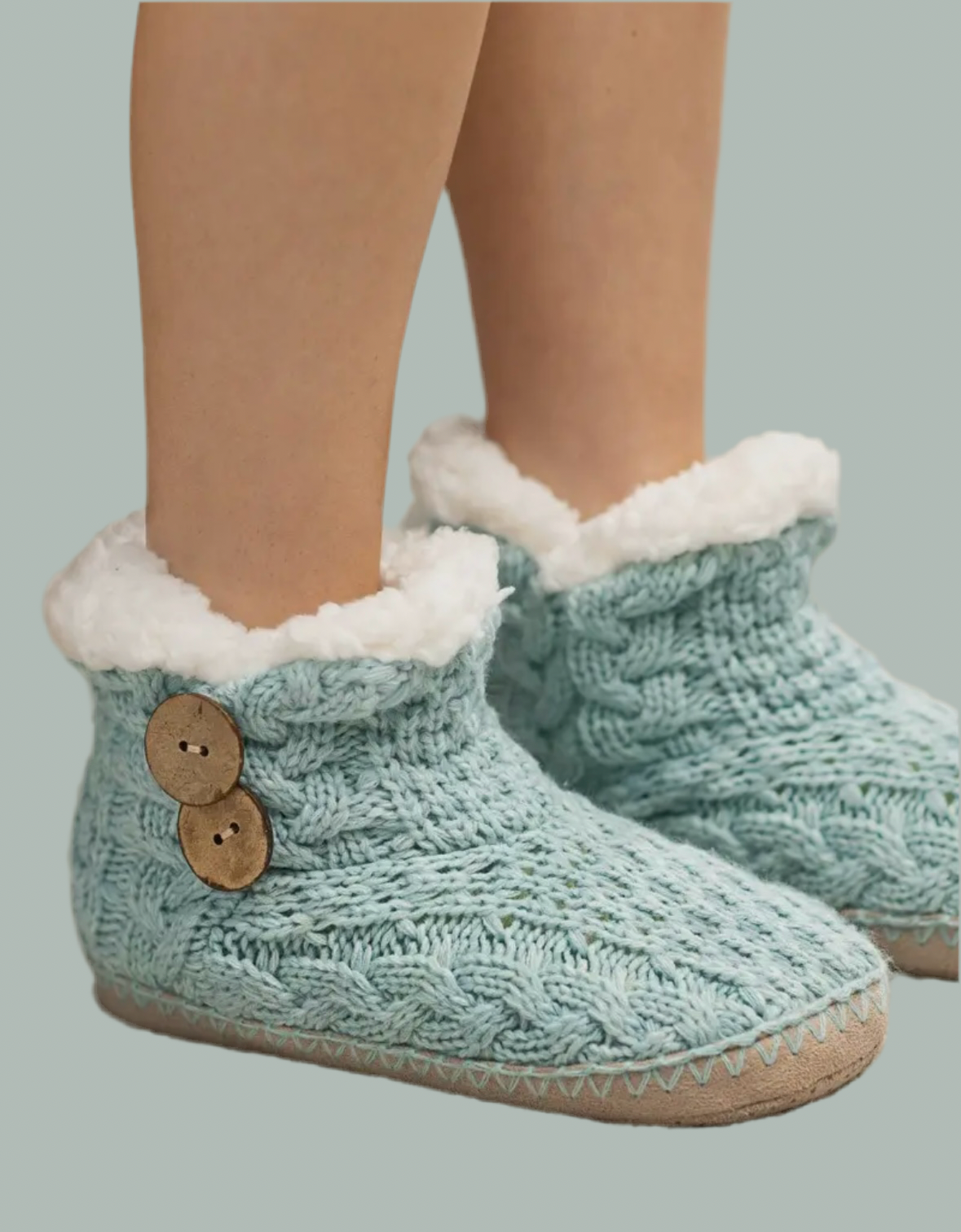 Coconut Button Slippers