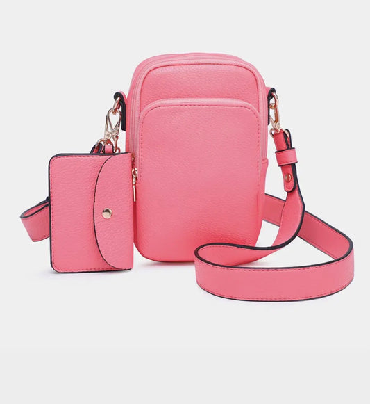 Paisley Three Compartment Crossbody with Pouch