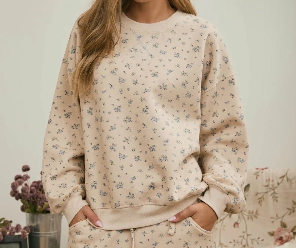 Delightful Ditsy Floral Sweatshirt