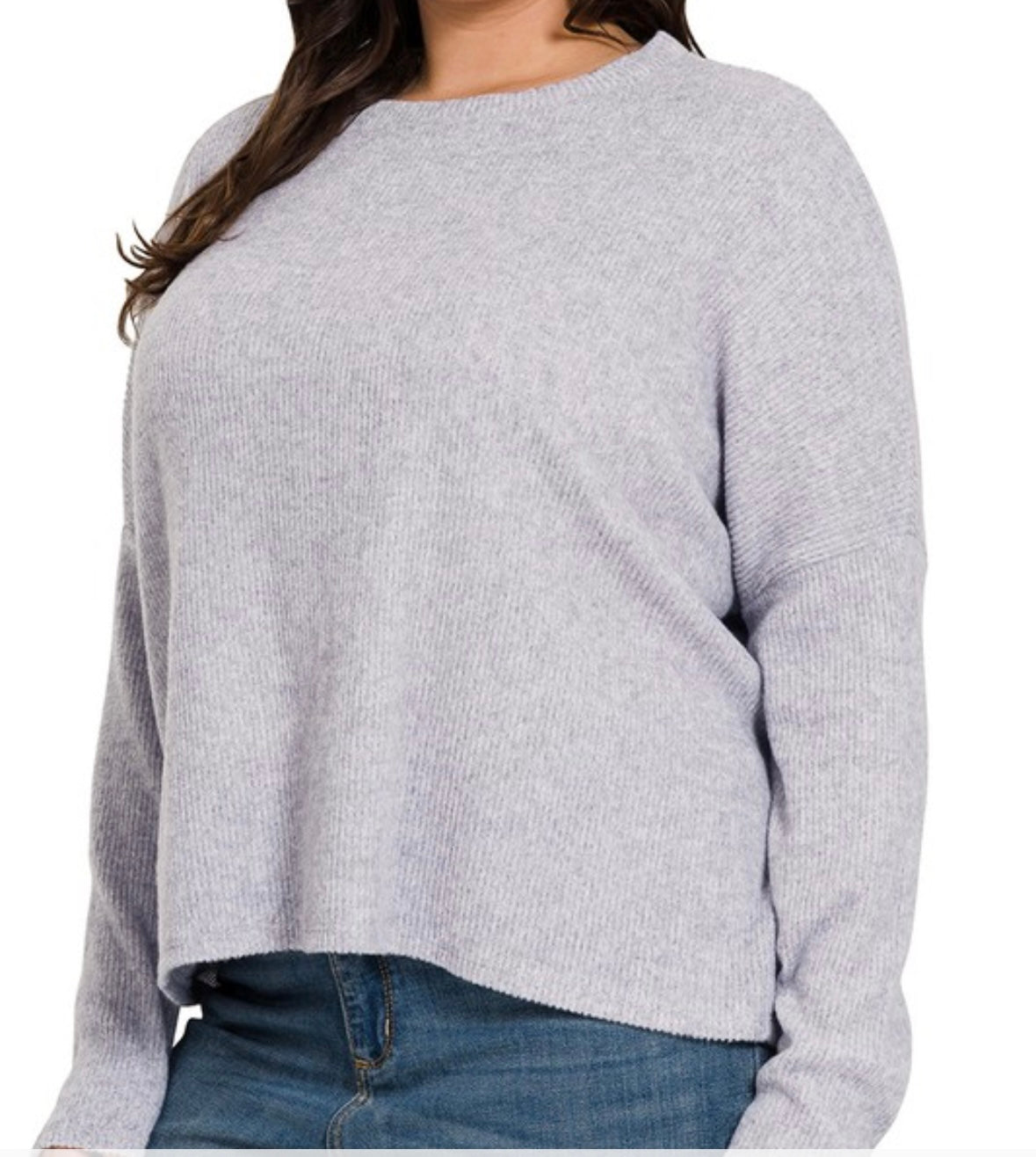 Rita Ribbed Long Sleeve Sweater