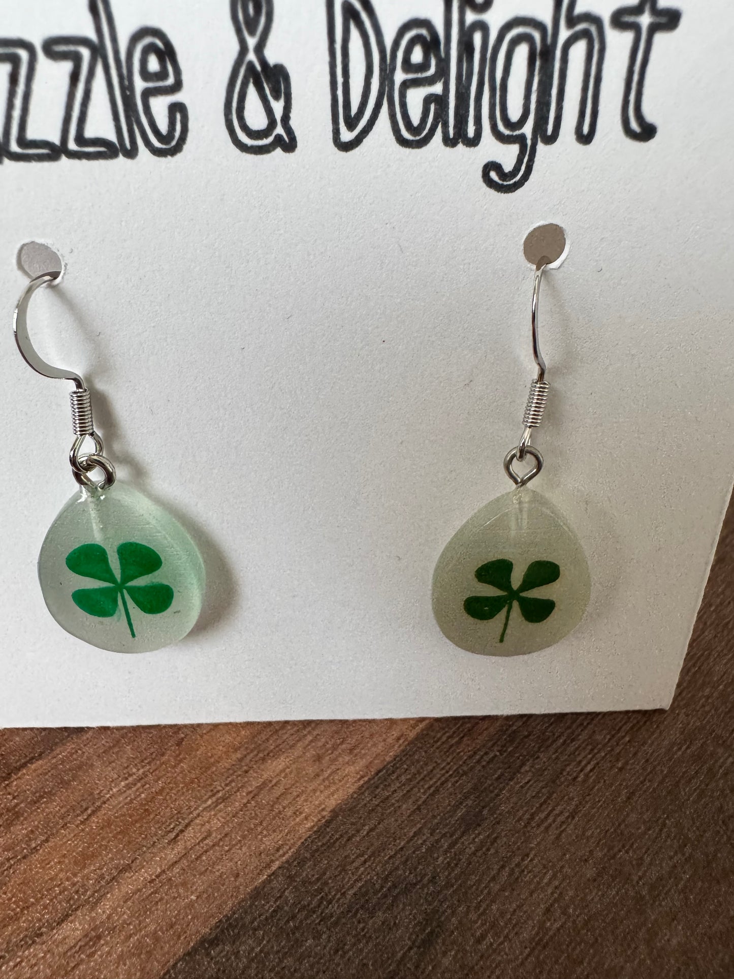 Dazzle and Delight Shamrock Earrings