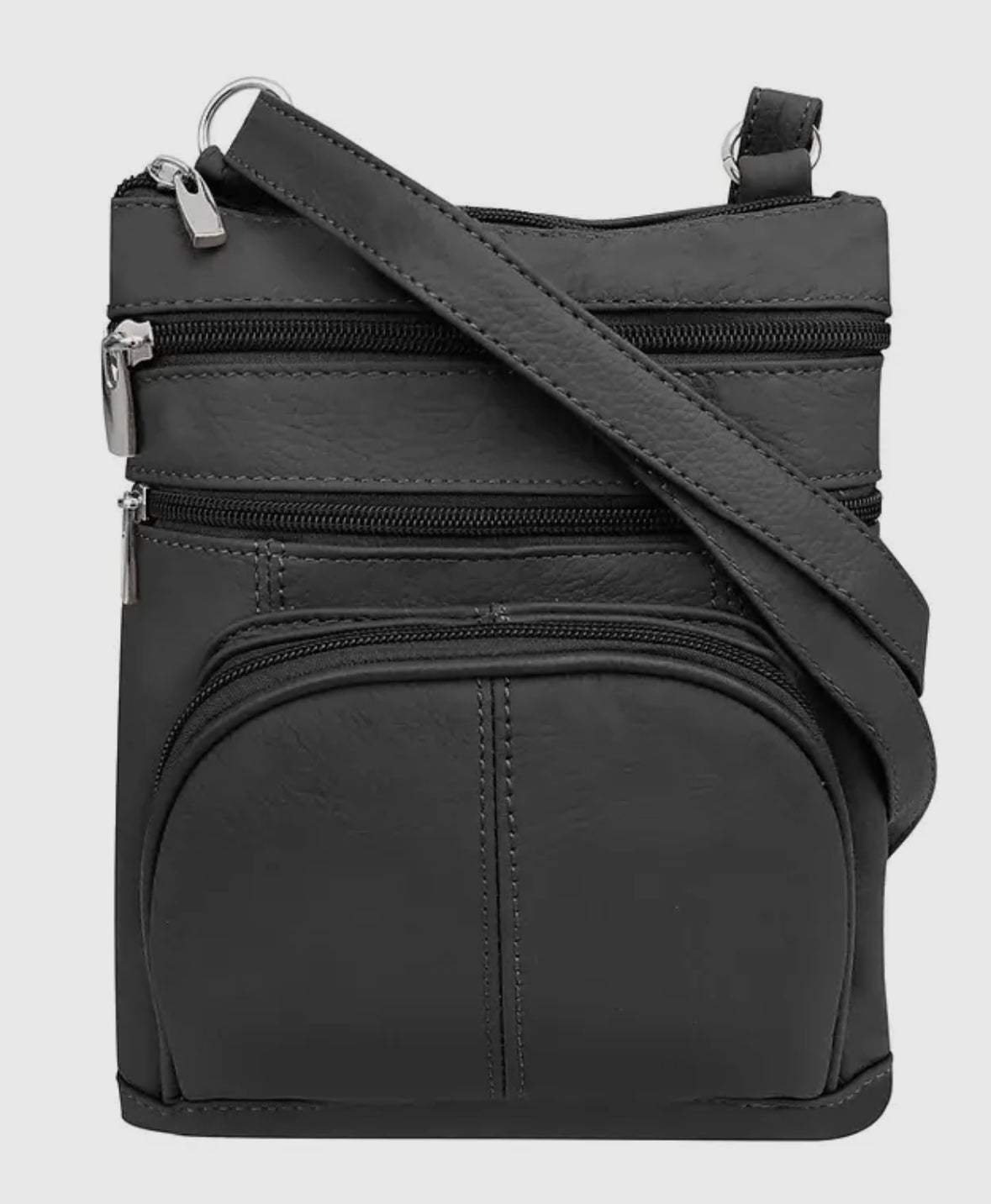 Santana Leather Crossbody Bag with Phone Pocket