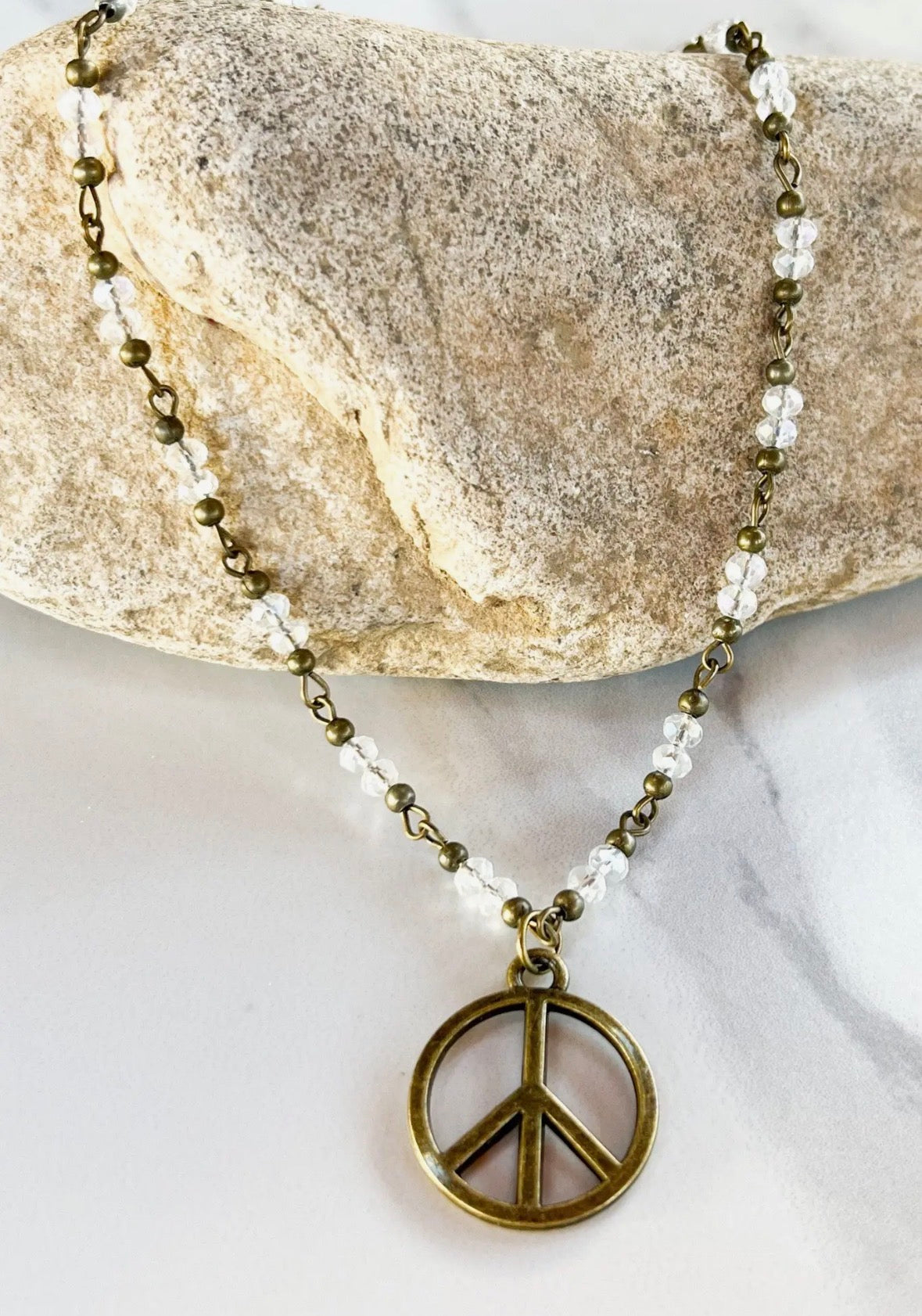 Joplin Peace Sign Necklace