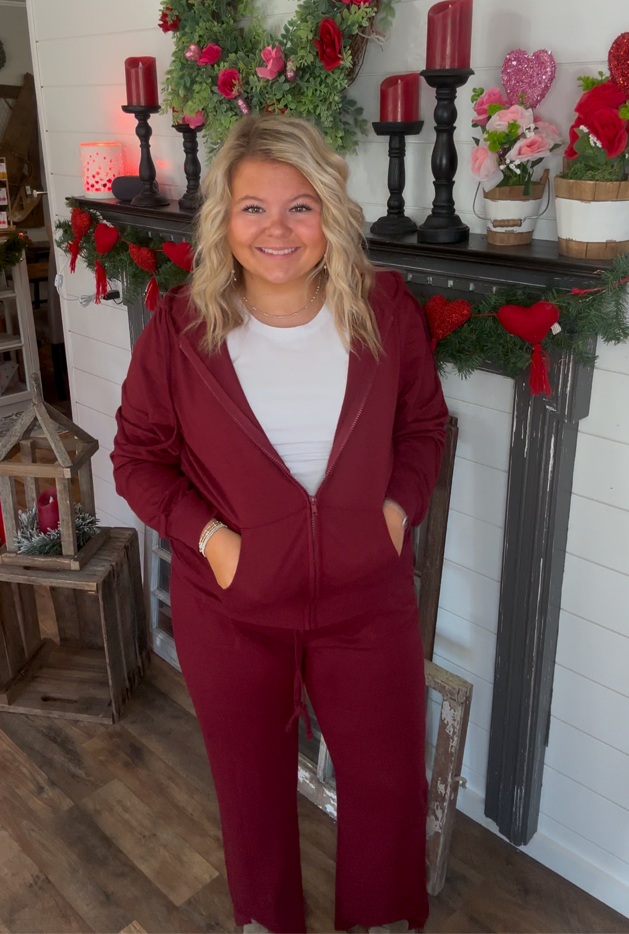 Merlot Hoodie and Pant Set