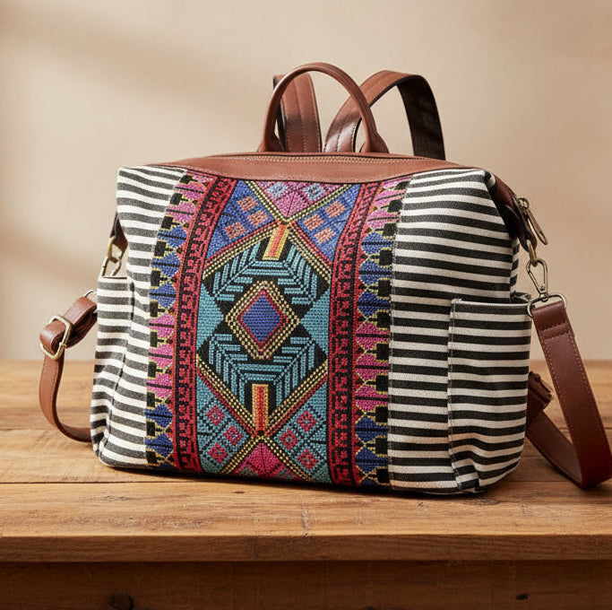 Alexa Aztec Convertible Backpack Purse
