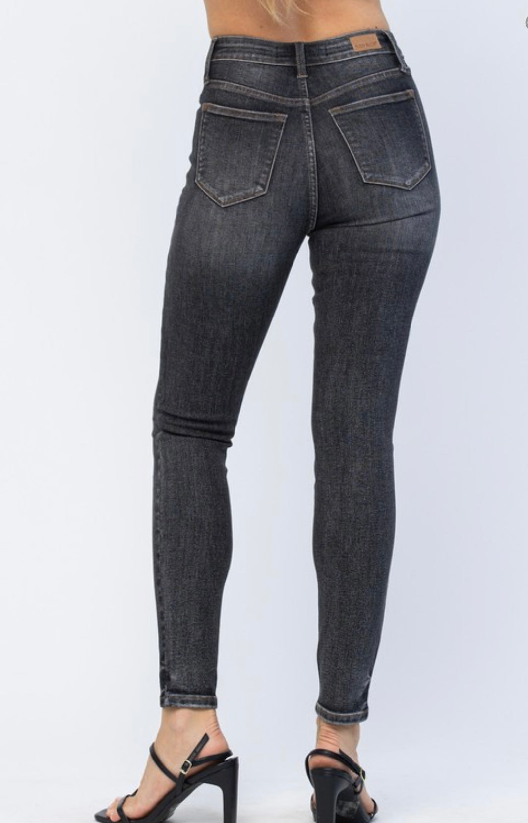 Judy Blue Vintage Black Yolk Jeans