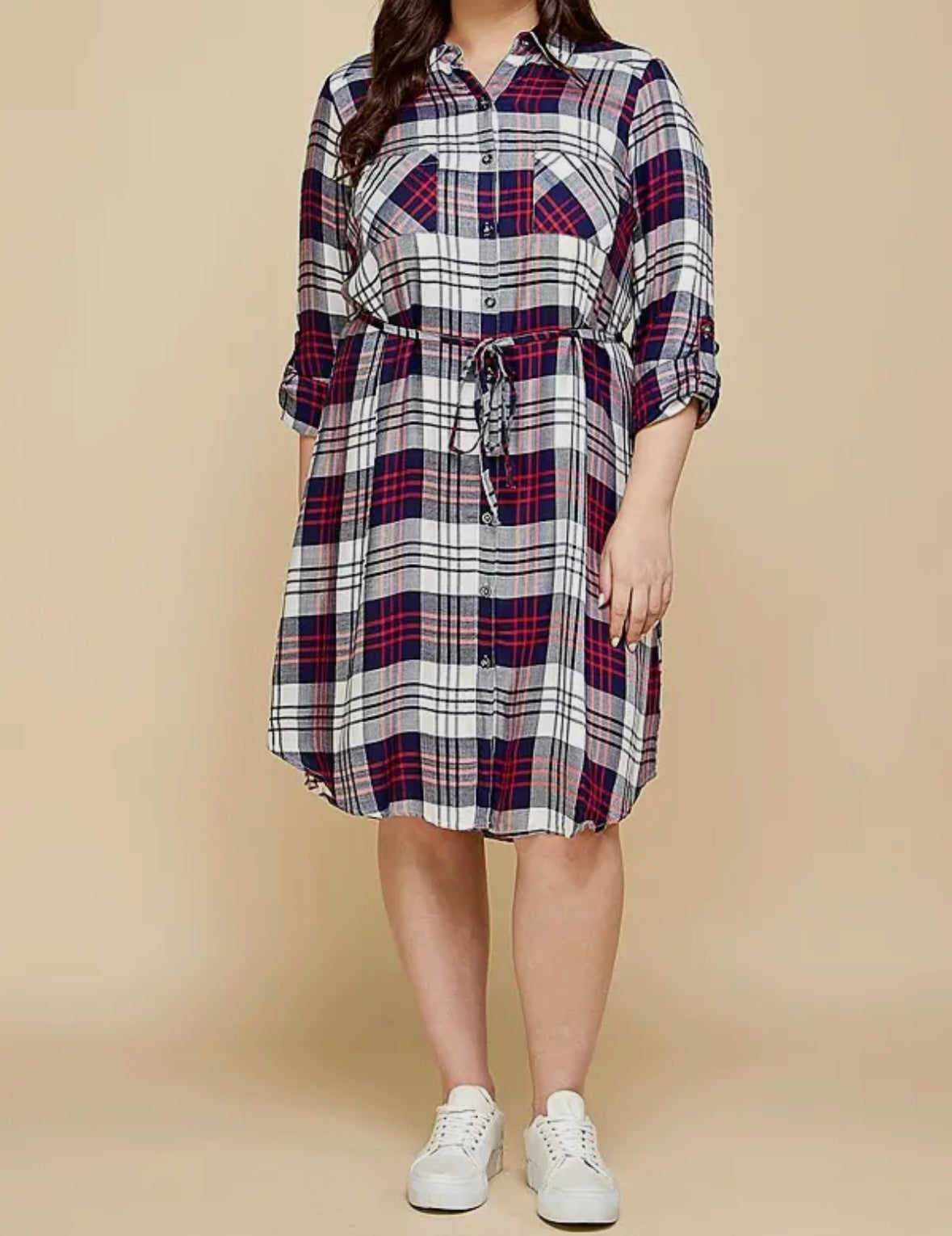 Plaid Holiday Dress