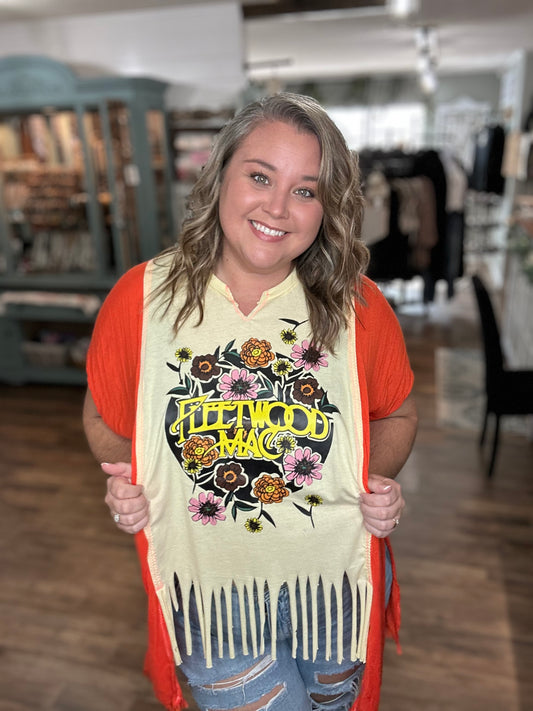 Wild Flower Fleetwood Mac Poncho Tee