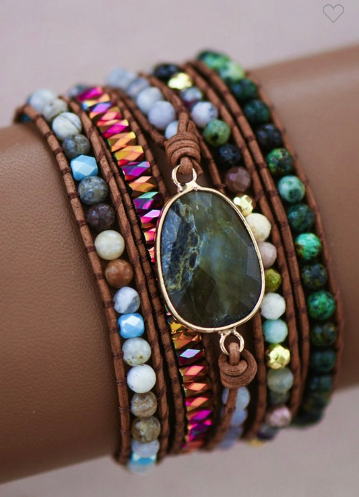 Healing Stone Wrap Bracelet