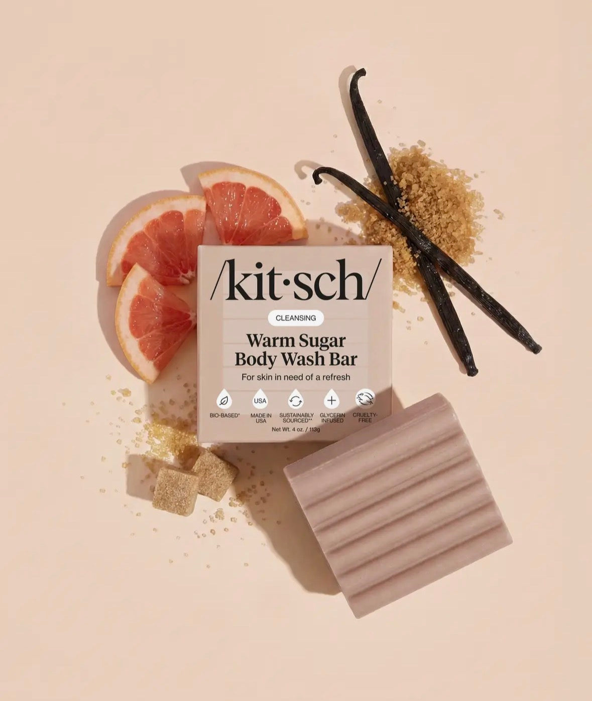 Kitsch Solid Body Wash Bar