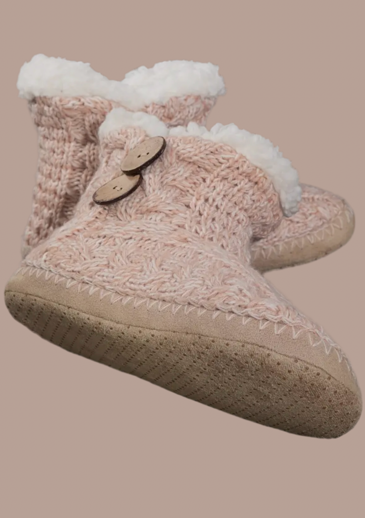 Coconut Button Slippers