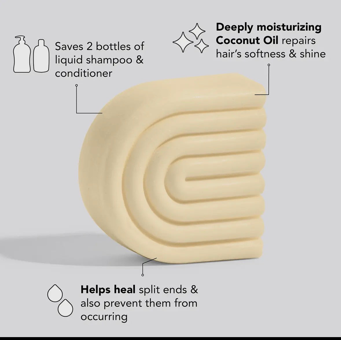 Kitsch Coconut Oil Conditioner Bar