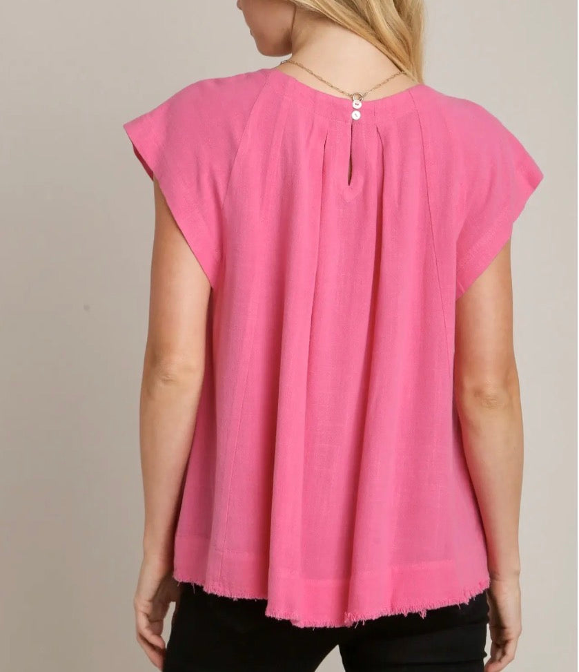 Priscilla Pretty Pleated Top