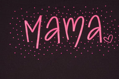 Sewing Memories Sparkle Pink “Mama” Sweatshirt