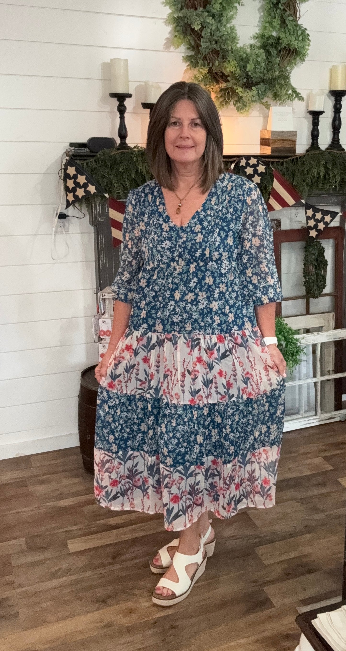 Cora Ann Drop Waist Dress