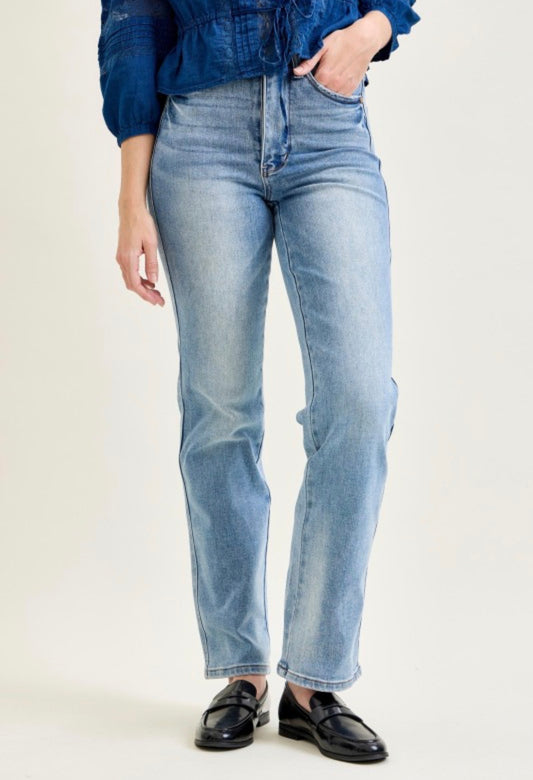 Judy Blue HW Contrast Wash TC Jeans